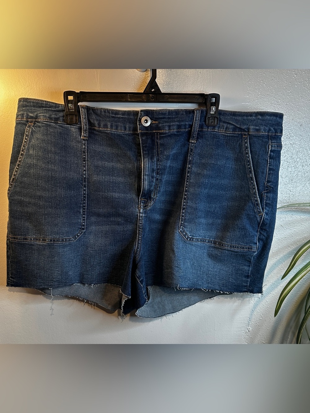 Torrid- Frayed Jean Short Shorts